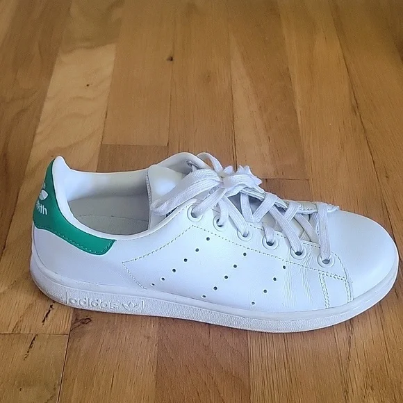 Adidas kids size 4 stan smith sneakers - Picture 2 of 13
